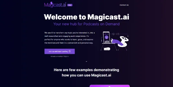 magicast_ai___podcasts_on_demand.webp
