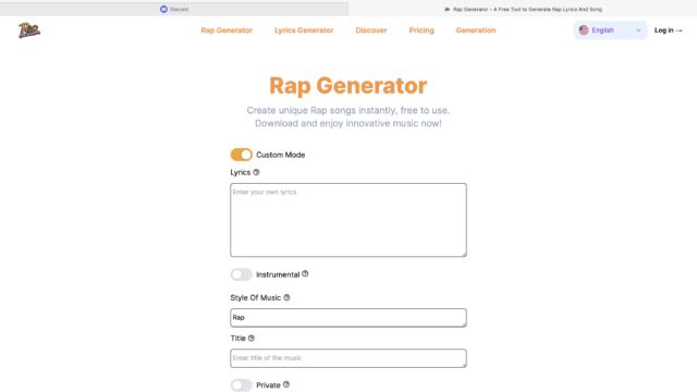 Rap Generator