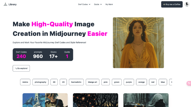 Midjourney SREF Codes Library and Style Reference Prompts